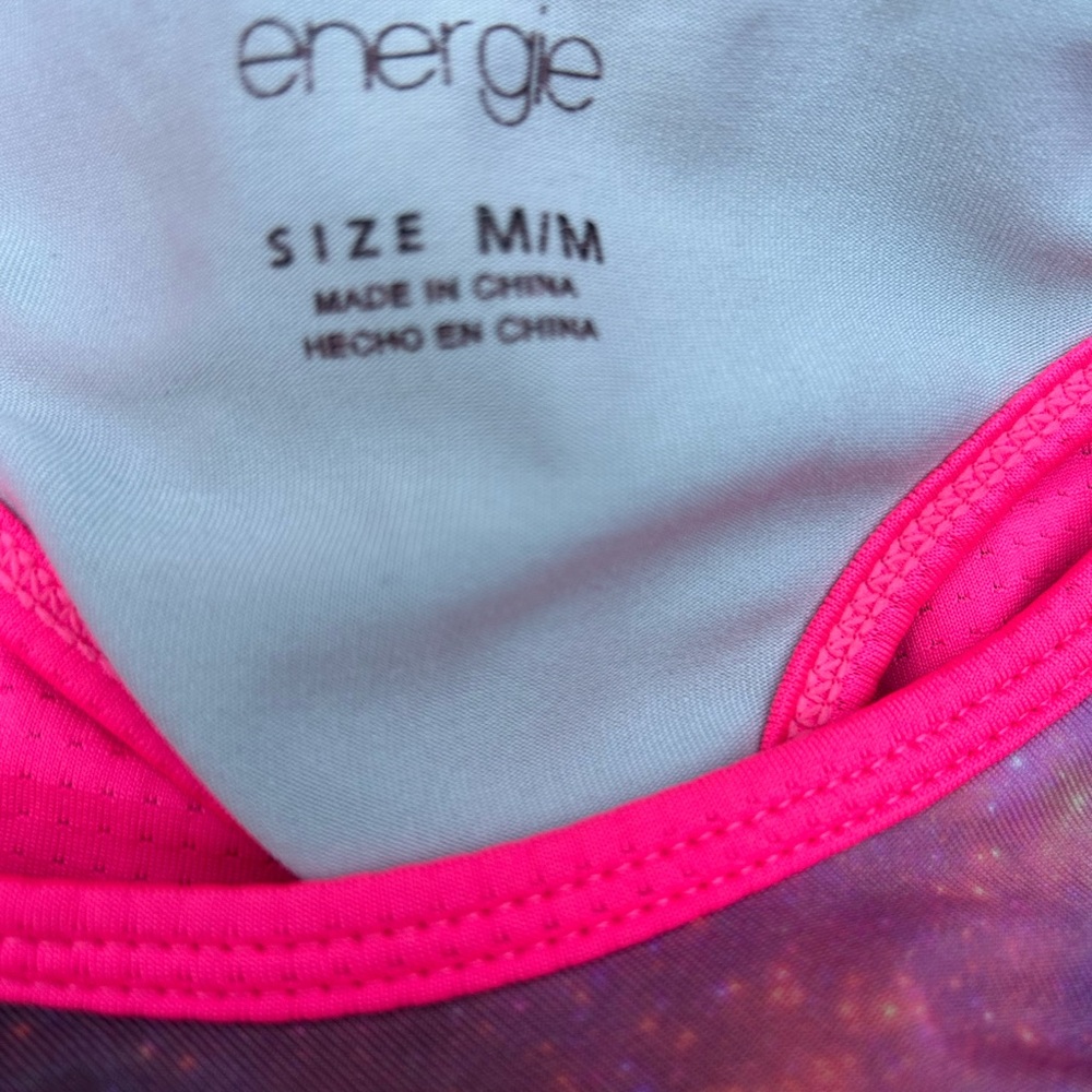 Energie Pink and Purple Activewear Top - Picture 4 of 4